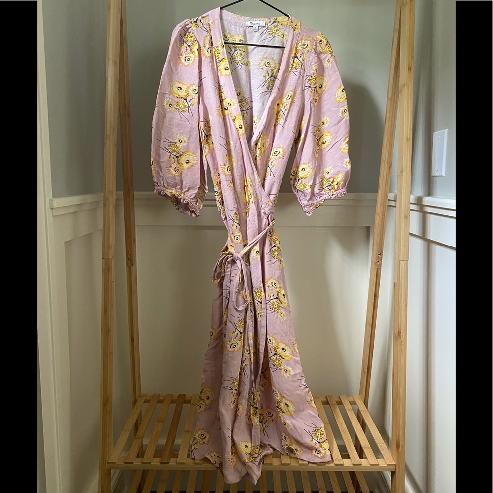 Madewell Floral Wrap Dress